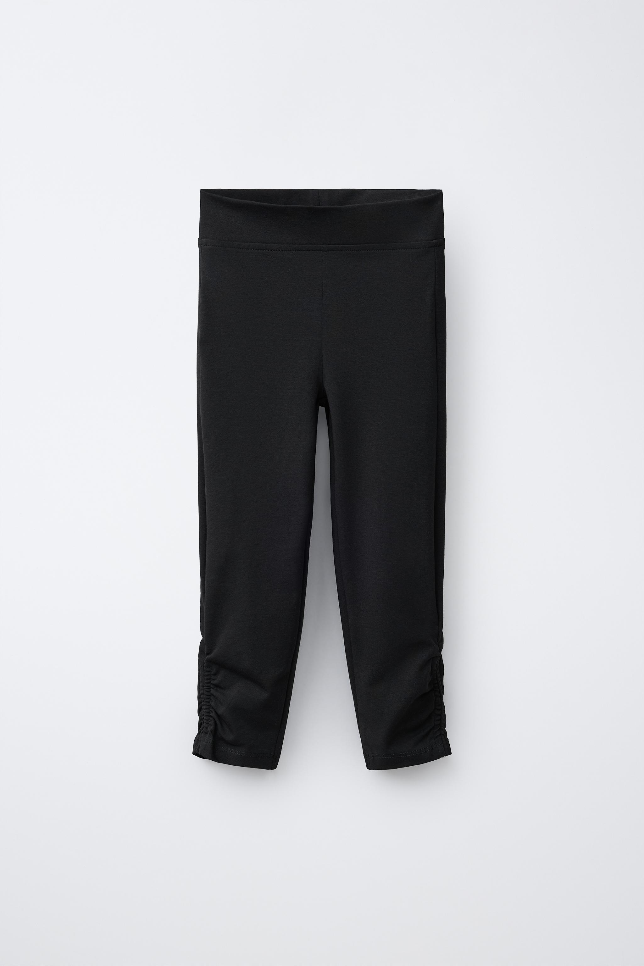 GATHERED CAPRI LEGGINGS
